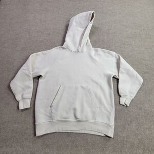 Zara Hoodie Sweatshirt Girl 13-14 White Long Sleeve Pullover‎ Cozy Casual Top